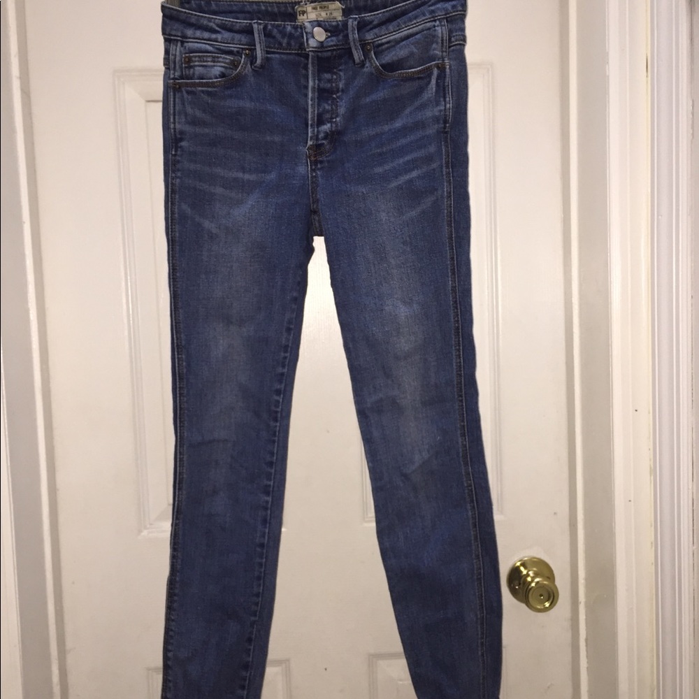 Free people high waisted  jeans